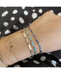 The Lovery Lapis Bar Bracelet 14K Gold