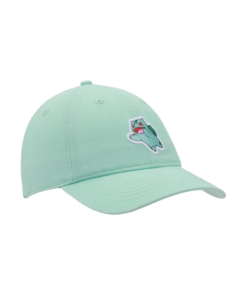 Pokemon Bulbasaur Printed Patch Green Unstructured Baseball Cap