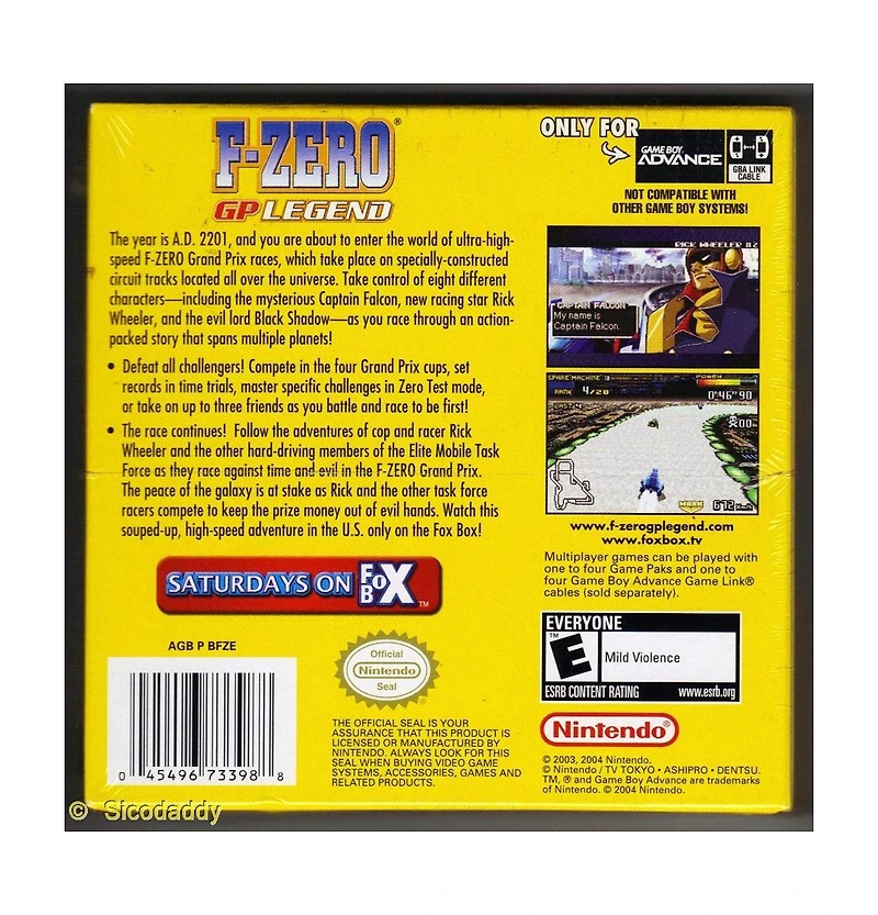 Nintendo F-Zero Gp Legend