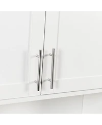 Casainc Wall Mount Bathroom Mirror Cabinet with Dual Doors and Tissue Slot