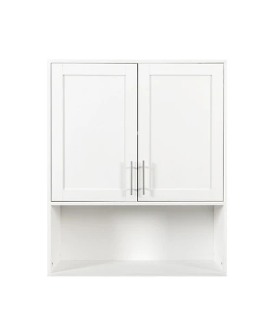 Casainc Wall Mount Bathroom Mirror Cabinet with Dual Doors and Tissue Slot