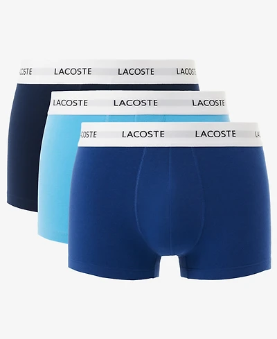 Lacoste Men's Stretch 3" 3-pack Trunks