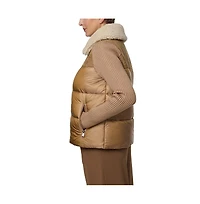Bernardo Faux Shearling Puffer Combo Jacket