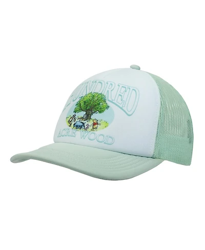 Winnie the Pooh Men's Disney Hundred Acre Wood White & Blue Trucker Hat