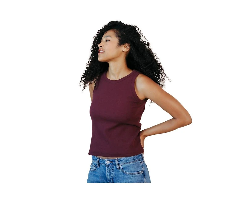 Poplinen Women's Charlie Ribbed Tank