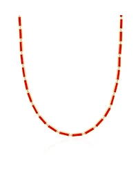 The Lovery Coral Bar Necklace 14K Gold
