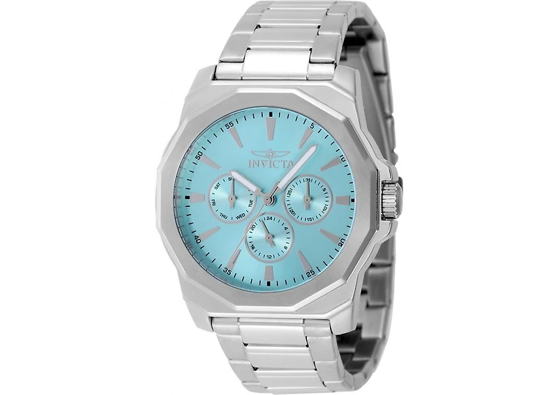 Invicta Men's 48913 Speedway Quartz 3 Hand Tiffany Blue Dial Watch