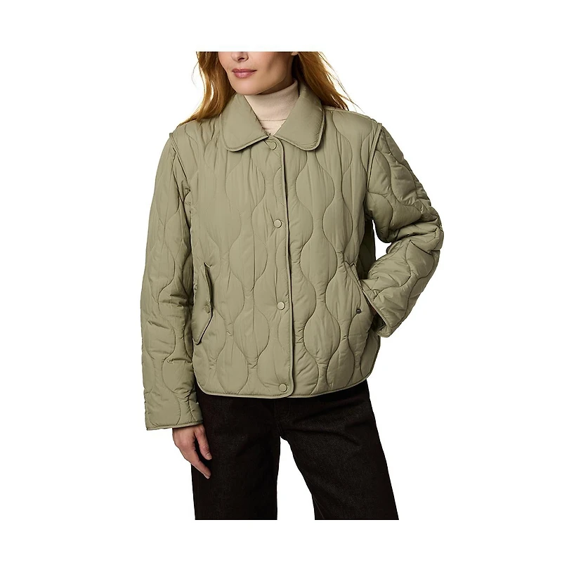 Bernardo Collared Quilted Jacket