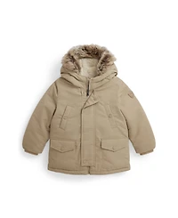Polo Ralph Lauren Toddler and Little Boys Faux-Fur-Trim Down Parka