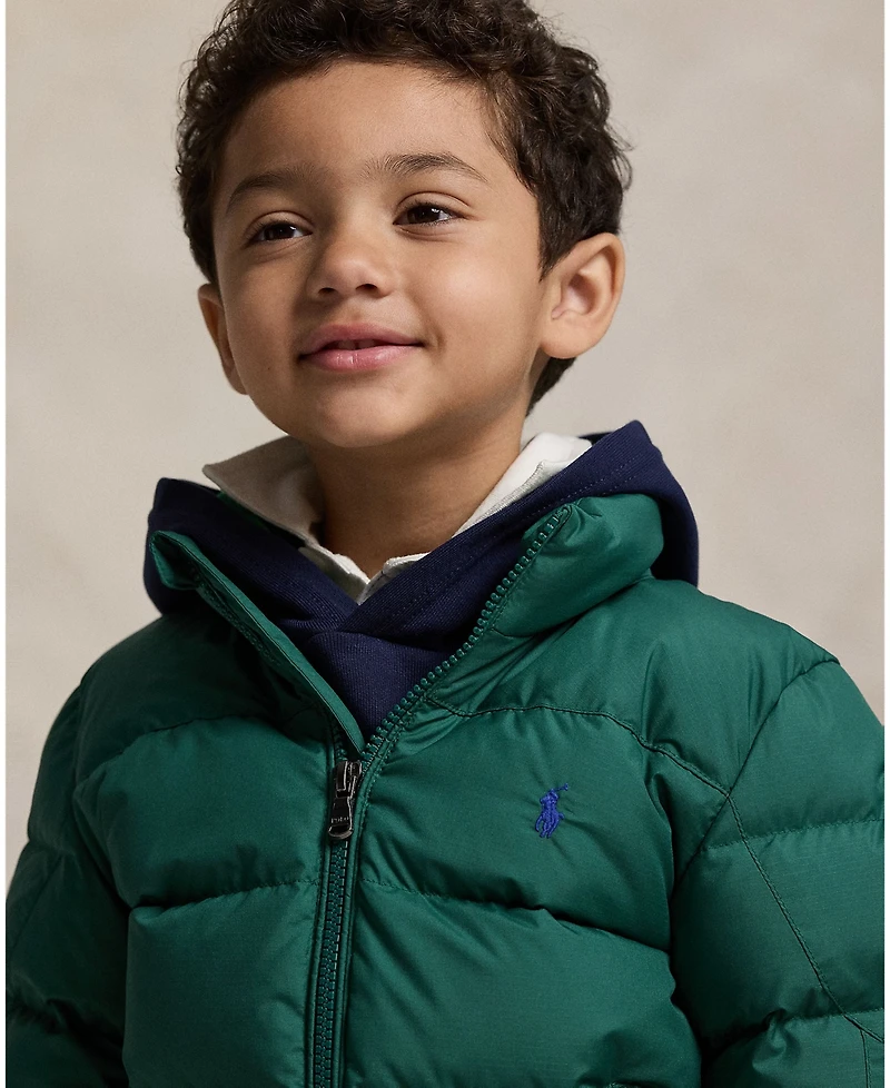 Polo Ralph Lauren Toddler and Little Boys Ripstop Down Hooded Jacket
