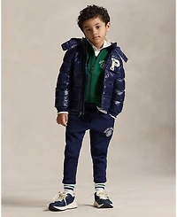 Polo Ralph Lauren Toddler and Little Boys Glossed Hooded Down Jacket