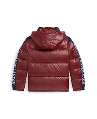 Polo Ralph Lauren Big Boys Logo Down Hooded Jacket