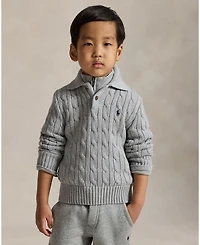 Polo Ralph Lauren Toddler and Little Boys Cable-Knit Cotton Sweater