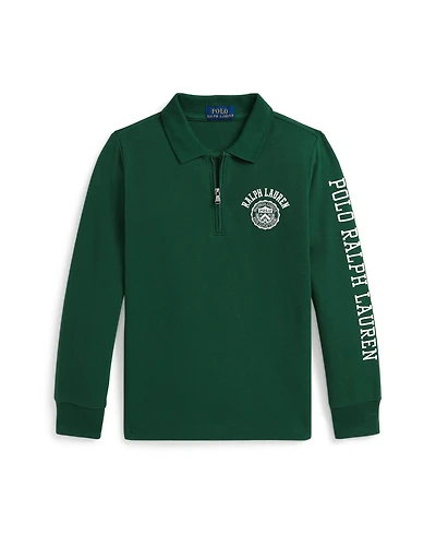 Polo Ralph Lauren Toddler and Little Boys Logo Cotton Mesh Shirt