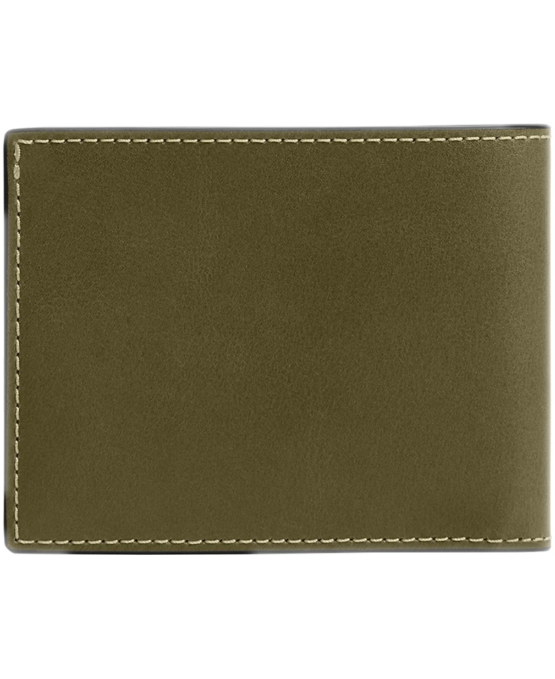 Coach Men's Slim Billfold Natural Full-Grain Leather Wallet