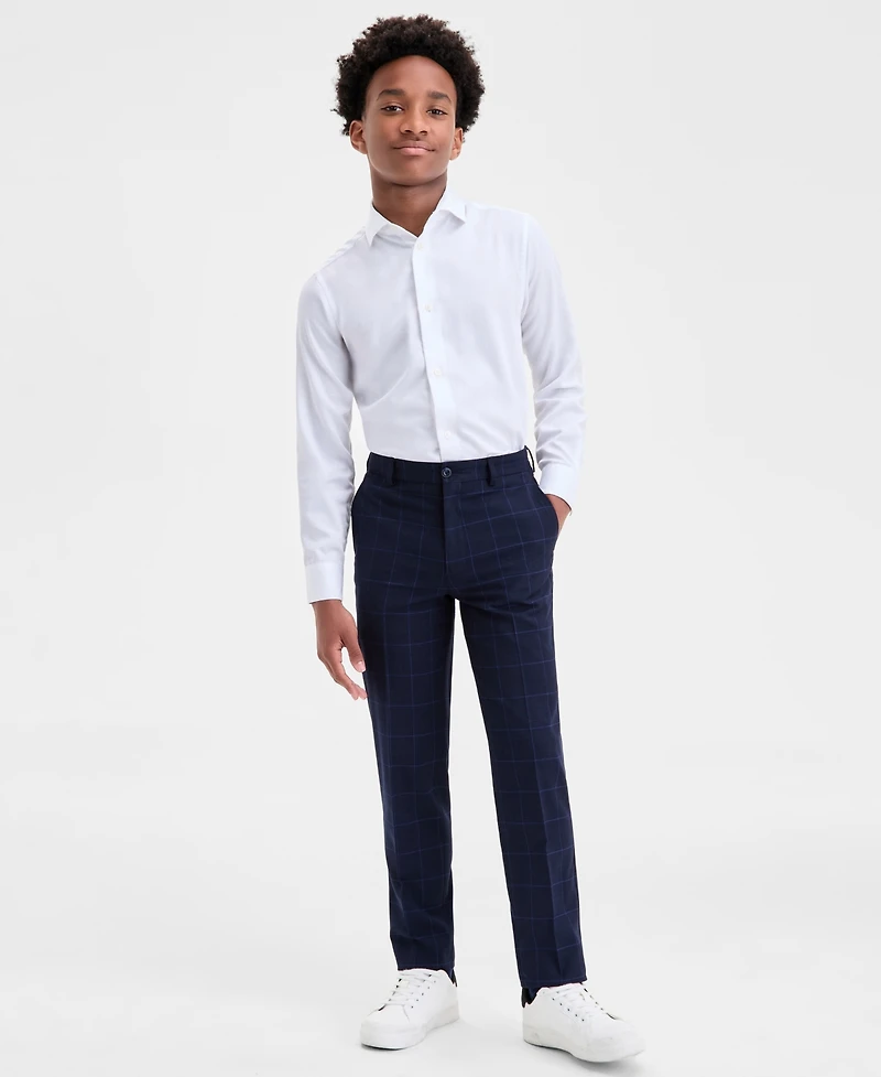 Michael Kors Big Boys Elasticized Waistband Pleated Pants