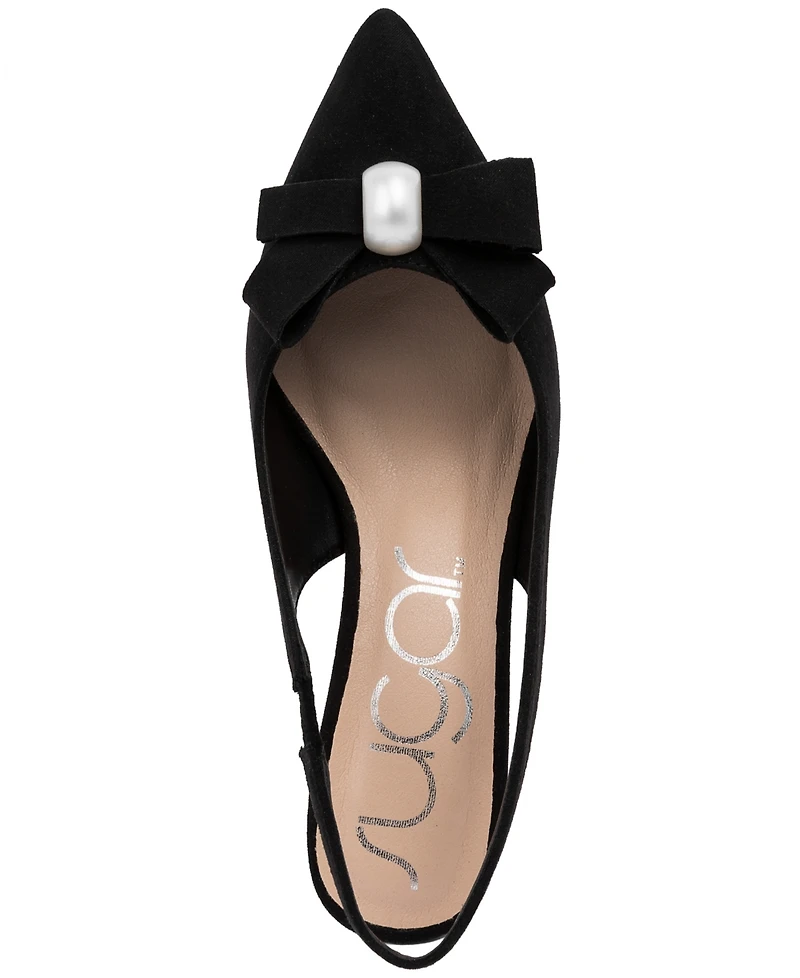 Sugar Women's Dazzy Bow Detail Pointed Toe Dress Pumps