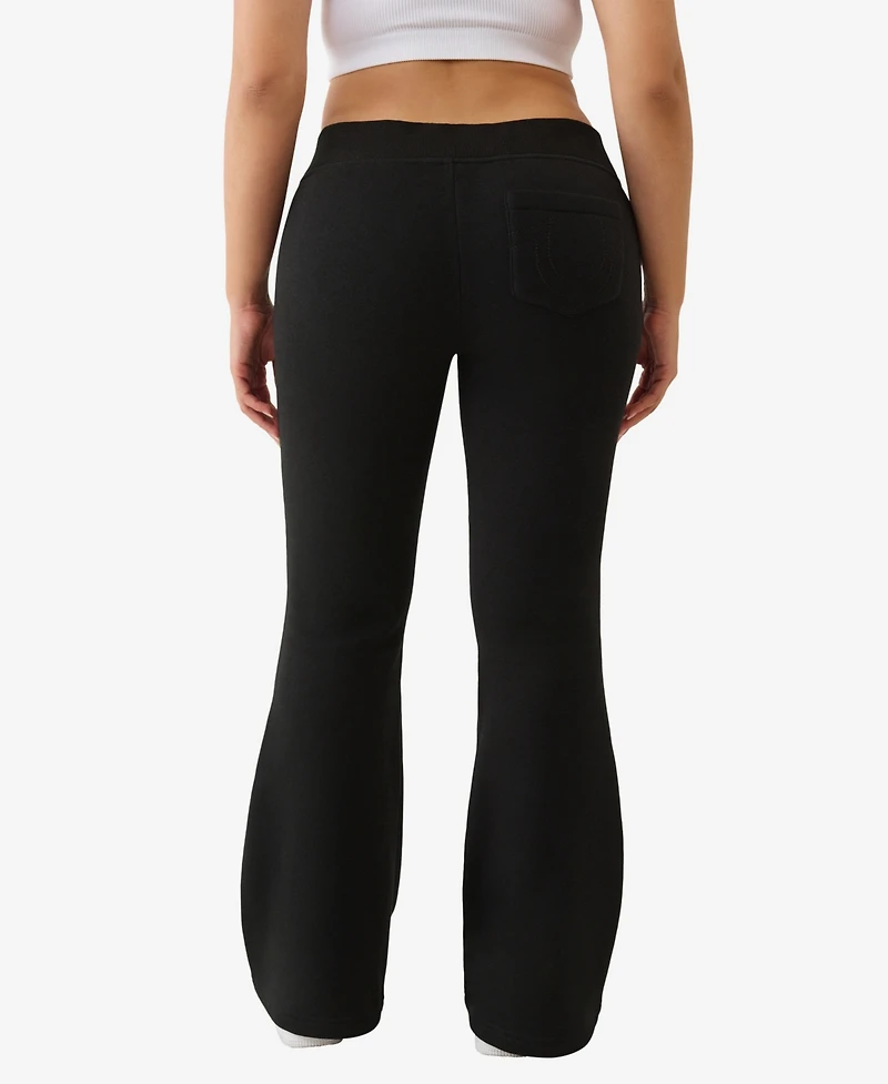 True Religion Women's Crystal V Flare Pants