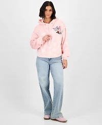 Grayson Threads, The Label Juniors' Embossed Sherpa Hoodie