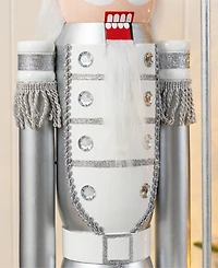 Glitzhome 42" Wooden Christmas Soldier Nutcracker