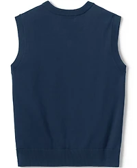 Lands' End Men's Cotton Modal Fine Gauge Sweater Vest