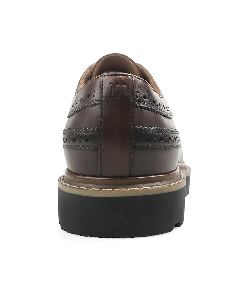 Bar Iii Men's Williem Leather Wingtip Lace-Up Dress Shoes, Macy's Exclusive