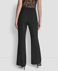 Dkny Women's Double Weave Wide Leg Pants