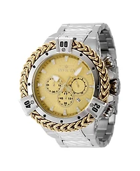 Invicta Men's 48157 Bolt Quartz Chronograph Gold Dial Watch