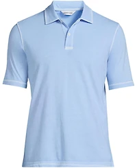 Lands' End Men's Short Sleeve Sun Faded Super T Polo