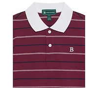 B By Brooks Brothers Big Boys Striped Short Sleeve Polo Shirt