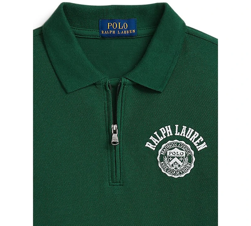 Polo Ralph Lauren Toddler and Little Boys Logo Cotton Mesh Shirt