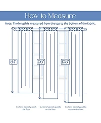 100% Blackout Linen Texture Curtains with Grommet Top, 2 Panels