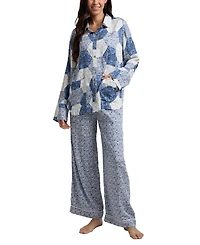 Lily and Lionel London Women's Evie Long Sleeve Print Pajama Set