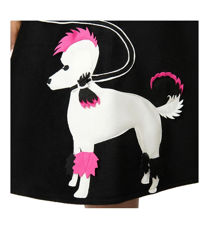 Unique Vintage Plus High Waist Soda Shop Swing Skirt