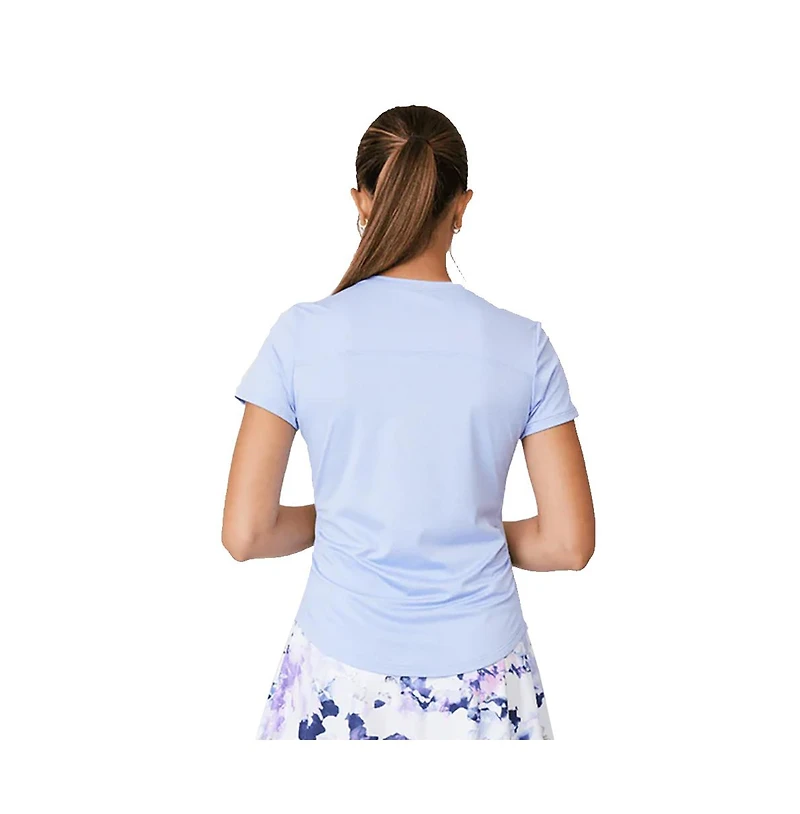 Sofibella Women's Lilac Dream Short Sleeve Tennis Shirt