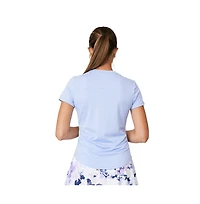 Sofibella Women's Lilac Dream Short Sleeve Tennis Shirt