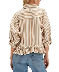 Free People Women's Bailey Striped Shirt