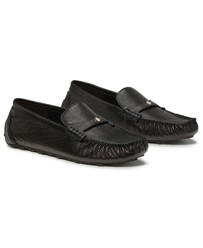 kate spade new york Women's Flower Stud Round Toe Moccasin Loafers