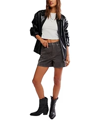 Free People Women's Tippi Faux Suede Shorts