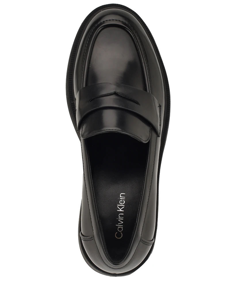 Calvin Klein Women's Otinya Almond Toe Penny Loafers
