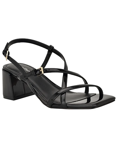 Calvin Klein Women's Pandy Strappy Block Heel Sandals