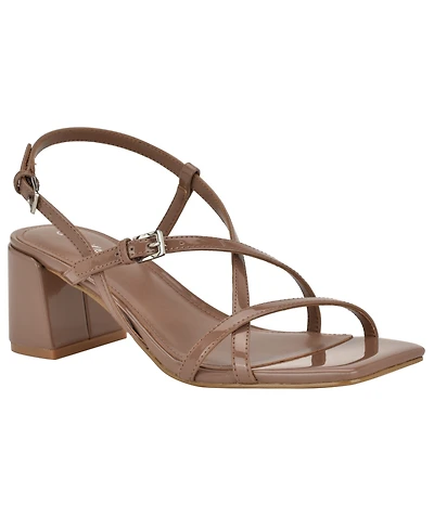 Calvin Klein Women's Pandy Strappy Block Heel Sandals