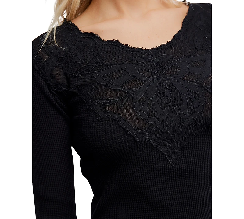 Free People Women's Butterfly Cuff Top