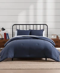 Tommy Hilfiger Solid Microfiber 7-Pc. Comforter Set, Full/Queen