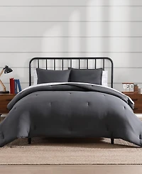 Tommy Hilfiger Solid Microfiber 7-Pc. Comforter Set, Full/Queen