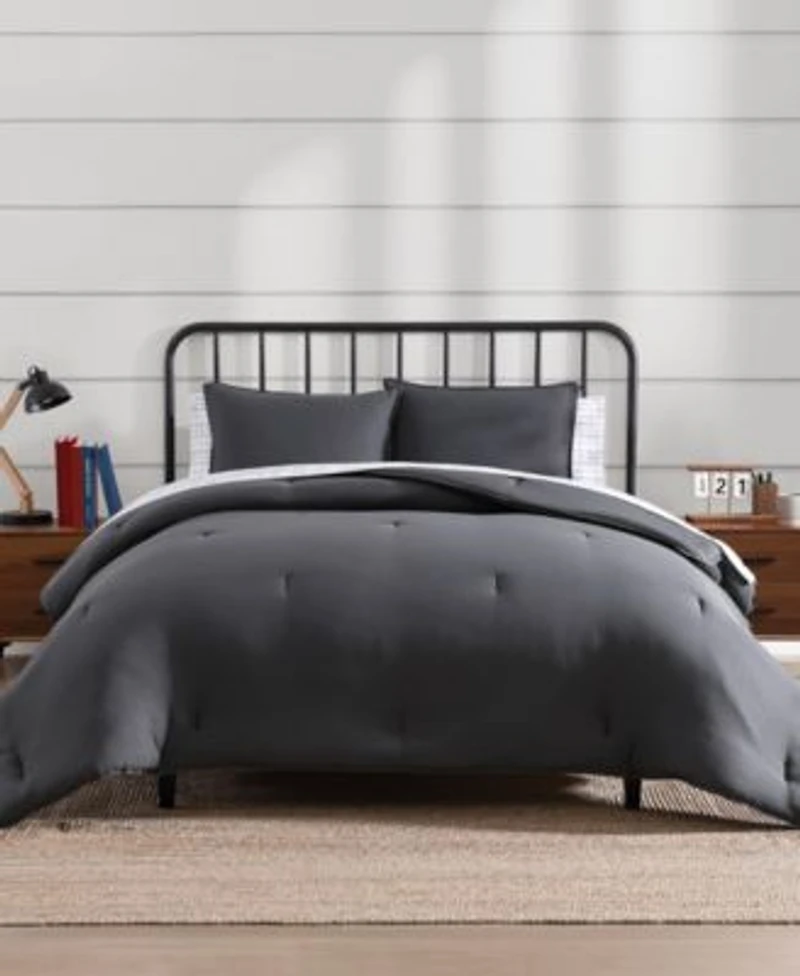 Tommy Hilfiger Solid Microfiber Comforter Set