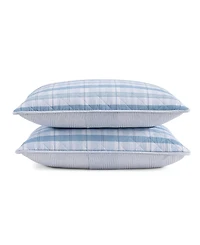 Tommy Hilfiger Dreamy Plaid Cotton Reversible -Pc. Quilt Set