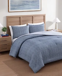 Tommy Hilfiger Classic Texture Cotton 3-Pc. Duvet Cover Set