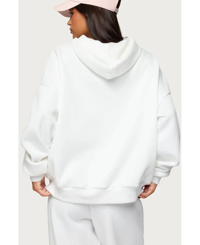 Edikted Womens Fleura Hoodie
