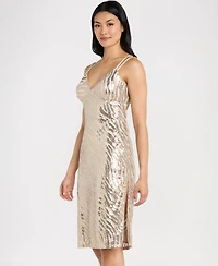Morgan & Company Juniors' Double Strap Tie Back Dress